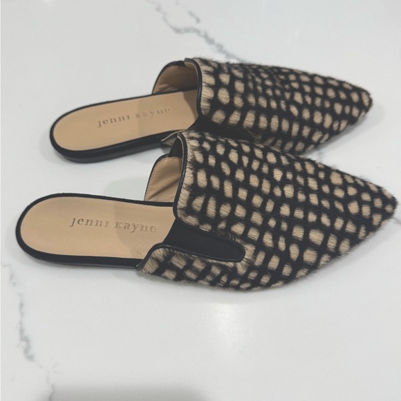 JENNI KAYNE
Pony Hair Mule Animal Print Leather Mule Size 35 cow zebra leopard - Picture 4 of 10